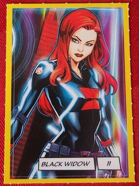 Loblaws Marvel Stickers - 11 Black Widow - MAKE A BUNDLE!!